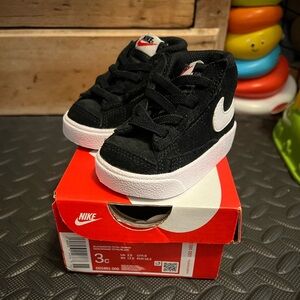 Suede Black Nike Blazer (Baby) SOLD**